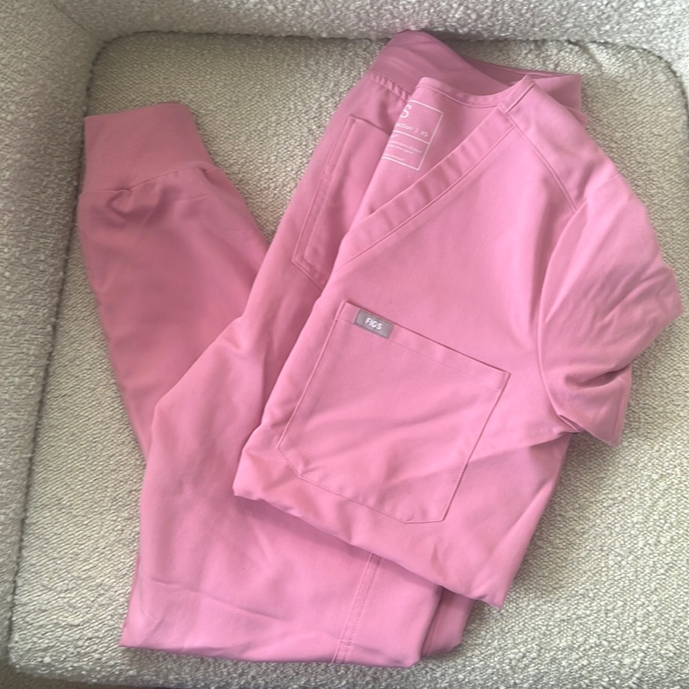 SOLD Figs pink scrubs